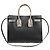 Saint Laurent Bolso tote pequeño de hombro Negro - vista 3