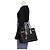 Saint Laurent Bolso tote pequeño de hombro Negro - vista 9