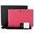 Chanel Classic New Medium Clutch aus Lammleder Pink