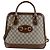 Gucci Bolso de hombro Tote Horsebit Medium Castaño