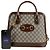 Gucci Bolso de hombro Tote Horsebit Medium Castaño - vista 7
