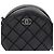 Chanel Borsa a tracolla rotonda con catena e cuciture Wild Stitch Nero - vista 3