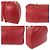 Gucci Vintage Leather Interlocking Handtasche Rot - Ansicht 5
