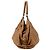 Louis Vuitton Borsa Tote Mahina Large Marrone - vista 3