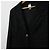 Chaqueta entallada de botonadura sencilla Versace Medusa Negro - vista 4