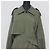 Autre Marque STUNNING LURE Abrigo Trench Largo Verde Caqui - vista 2