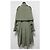 Autre Marque STUNNING LURE Abrigo Trench Largo Verde Caqui - vista 3