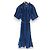 Stella Mc Cartney Stella McCartney Schlagkleid Schwarz Blau