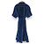 Stella Mc Cartney Stella McCartney Schlagkleid Schwarz Blau - Ansicht 2