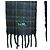 Sciarpa in lana a quadri Coach Classic Verde Blu navy - vista 5
