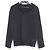 Autre Marque 45R 908 Gansey Wollstrickpullover Schwarz