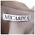 Autre Marque Vestido MICA&DEAL Skipper con cuello mao Castaño Bronce - vista 3