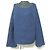 Autre Marque Kurzer Strickpullover aus Mohair-Mischung Liesse Blau Marineblau
