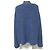 Autre Marque Kurzer Strickpullover aus Mohair-Mischung Liesse Blau Marineblau - Ansicht 2