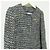 Autre Marque Chaqueta larga de tweed Mystrada × Kozue Anzai Collaboration Negro - vista 4