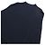 Autre Marque NOBLE 5G gerippter Wollpullover mit Cape Blau Marineblau - Ansicht 4