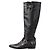 Autre Marque Botas largas de cuero Brenta Negro - vista 2