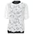 Autre Marque GRACE CONTINENTAL Code Lace Strickpullover Weiß