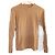 Autre Marque Top de punto de cuello redondo 45R Castaño