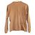 Autre Marque Top de punto de cuello redondo 45R Castaño - vista 2