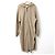 Autre Marque Americana AP STUDIO Exklusiver Sweat Long Hoodie Mantel Braun Kamel