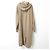 Autre Marque Americana AP STUDIO Exklusiver Sweat Long Hoodie Mantel Braun Kamel - Ansicht 2