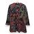Autre Marque Chaqueta LEONARD de seda sin cuello Negro Multicolor