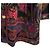 Autre Marque Chaqueta LEONARD de seda sin cuello Negro Multicolor - vista 8