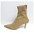 Autre Marque PIPPICHIC Pointed Toe Short Boots Beige - view 2