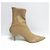 Autre Marque PIPPICHIC Pointed Toe Short Boots Beige - view 3