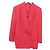 Autre Marque DAKS Doppelreihige Taillierte Jacke Rot