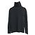Autre Marque Lucien Pellat-Finet Rollkragenpullover aus Merinowolle und Kaschmir Schwarz