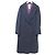 Autre Marque Sov. DOUBLE STANDARD CLOTHING Abrigo largo de alpaca Azul Azul marino