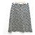Timeless Falda de tweed Chanel Chevron Coco Mark Negro Plata Blanco - vista 2