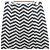 Timeless Falda de tweed Chanel Chevron Coco Mark Negro Plata Blanco - vista 3