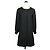 Timeless Chanel Shaggy Strickkleid Schwarz