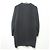Autre Marque Abrigo de longitud media sin cuello Deuxieme Classe Negro - vista 2