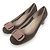 Décolleté a punta tonda Salvatore Ferragamo Marrone