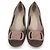 Décolleté a punta tonda Salvatore Ferragamo Marrone - vista 3