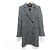 Theory DB BLAZWER DR NOELLE TWEED Wool Blend Double Breasted Jacket Black
