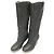 Apc A.P.C. Wedge Longboots aus Schafsleder Braun