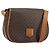 Céline Celine Vintage Macadam Canvas and Leather Marrone