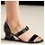Chanel Lackleder Riemchensandalen Schwarz - Ansicht 5