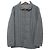 Autre Marque Chaqueta 45R de lana acolchada con botones de nácar Castaño Gris antracita