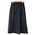 Autre Marque Langer Rock mit geraffter Taille CYCLAS Blau Marineblau - Ansicht 2