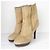 Jimmy Choo High Heel Shearling Boots Bronze Kamel - Ansicht 2