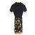 Autre Marque LEONARD Strickkleid mit Kettenprint Schwarz - Ansicht 2