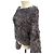 Autre Marque Kurzer Shaggy-Lamé-Strickpullover COLUMN PERMANENT Silber - Ansicht 2