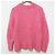 Autre Marque ESTNATION Mix Curve Sleeve V Neck Strickpullover Pink - Ansicht 2