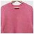 Autre Marque ESTNATION Mix Curve Sleeve V Neck Strickpullover Pink - Ansicht 3
